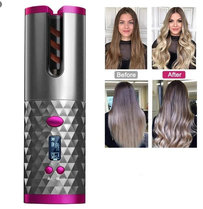 Wireless Hair Curler — Perfect Curls in Minutes, No Heat Damage
