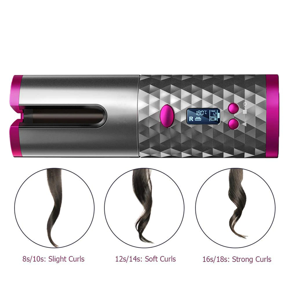 Wireless Hair Curler — Perfect Curls in Minutes, No Heat Damage